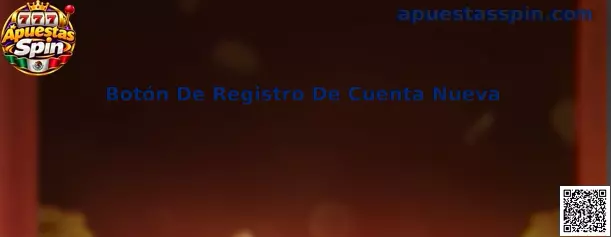 Referencia visual para localizar el botón de registro de cuenta nueva en Apuestas Spin