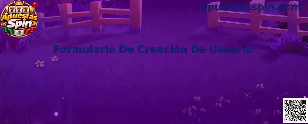 Formulario De Creación De Usuario